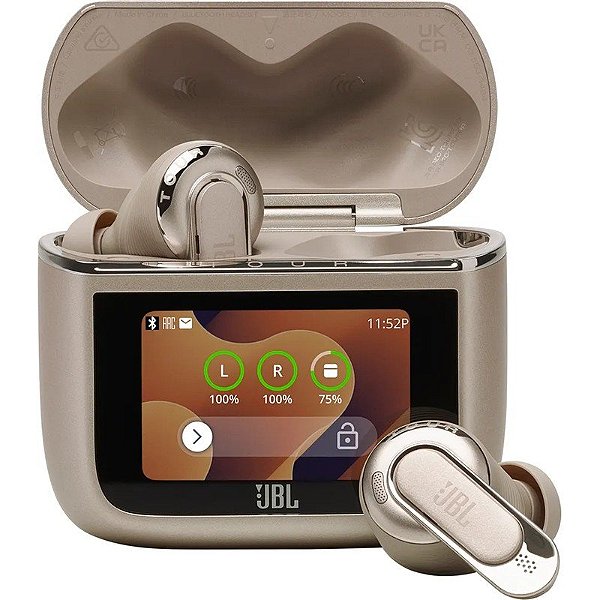 Fone de ouvido JBL Tour Pro 3 Bluetooth Rose/Gold (com cancelamento de ruído)