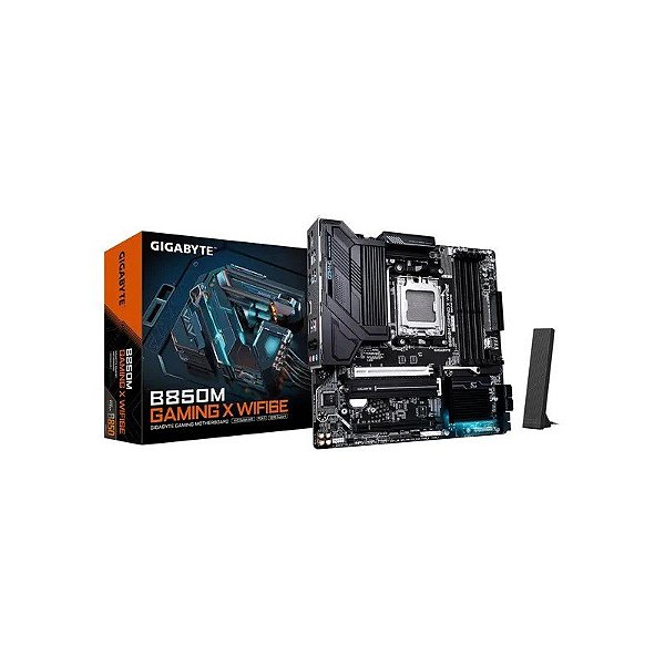 Placa-mãe Gigabyte B850M Gaming X Wifi 6E AM5 DDR5 Micro ATX
