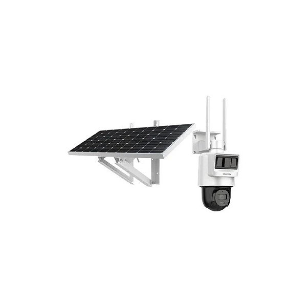 Kit de Câmera Solar PT Hikvision DS-2DE2C400IWG-K/4G/C09S20 2.8