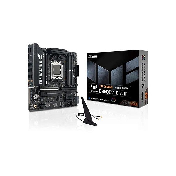 Placa-Mãe Asus Tuf Gaming B650EM-e Wifi AM5 DDR5