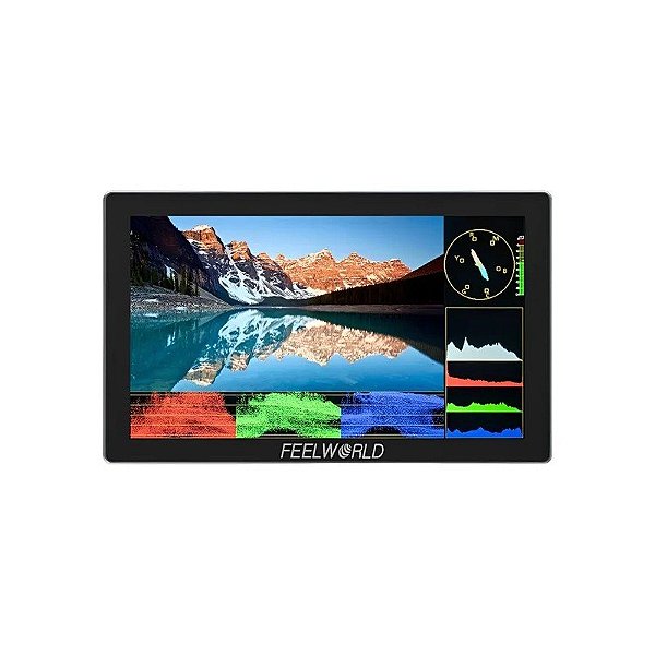 Monitor Feelworld P6X 5,5" 4K - Preto