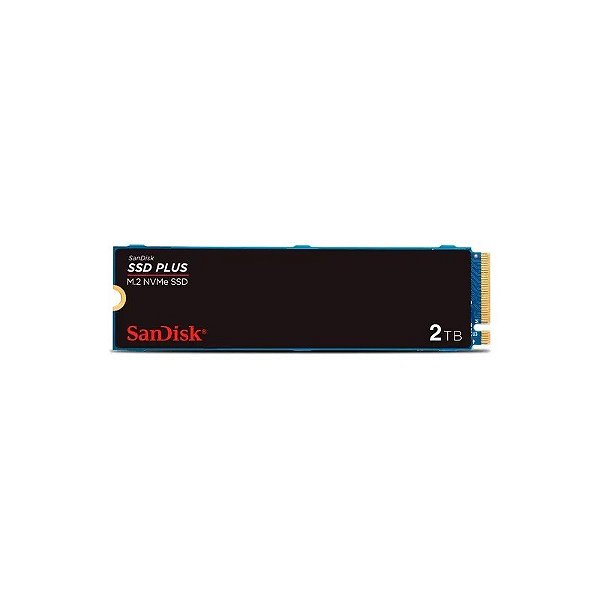 Disco Sólido M.2 Sandisk de 2 TB Plus Nvme PCI-Exp 3.0 - SDSSDA3N-2T00-G26