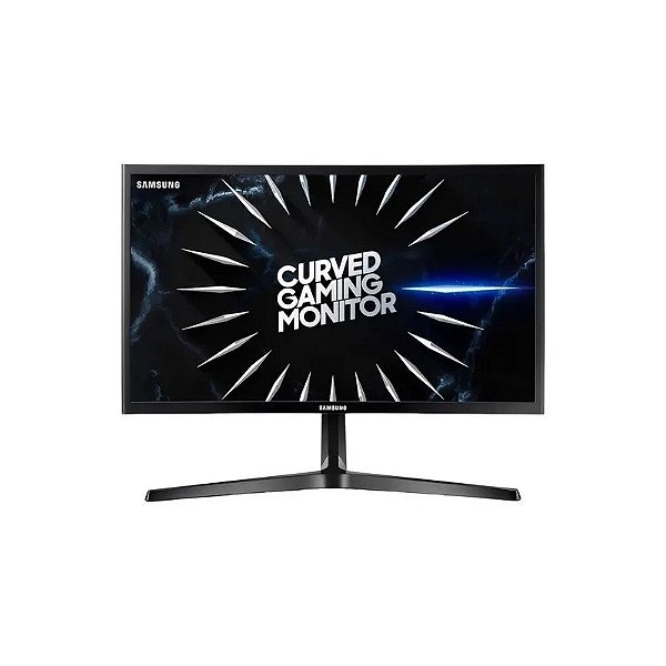 Monitor Samsung LC24RG50FQN 24" Full HD Curvo 120Hz HDMI DP - Preto