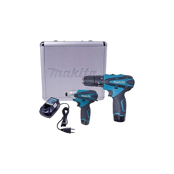 Kit de Ferramentas Sem Fio Makita DK1493 12V Bivolt