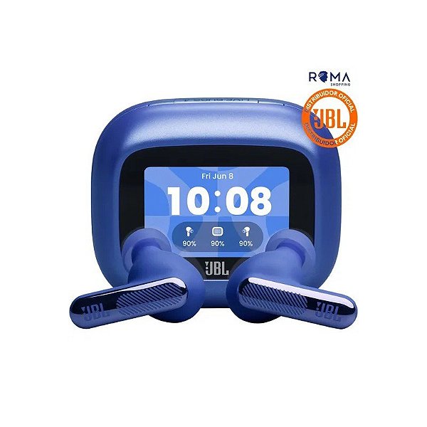 Fone de Ouvido Bluetooth JBL Live Beam 4 IP55 - Azul