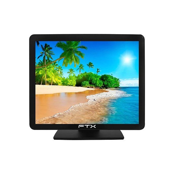 Monitor LED 17" FTX MT17V1 Touch Screen Capacitiva 5MS VGA/HDMI/USB - Preto