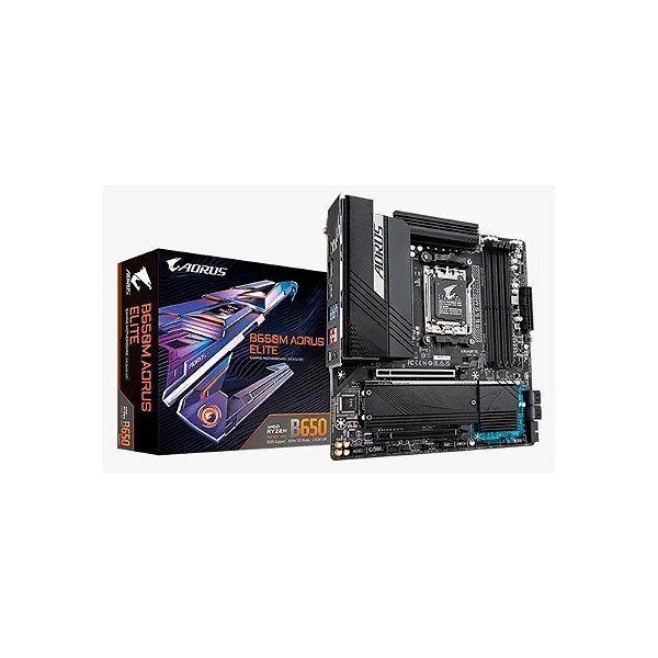 Placa-Mãe AMD AM5 Gigabyte B650M Aorus Elite Ax DDR5 Wi-Fi