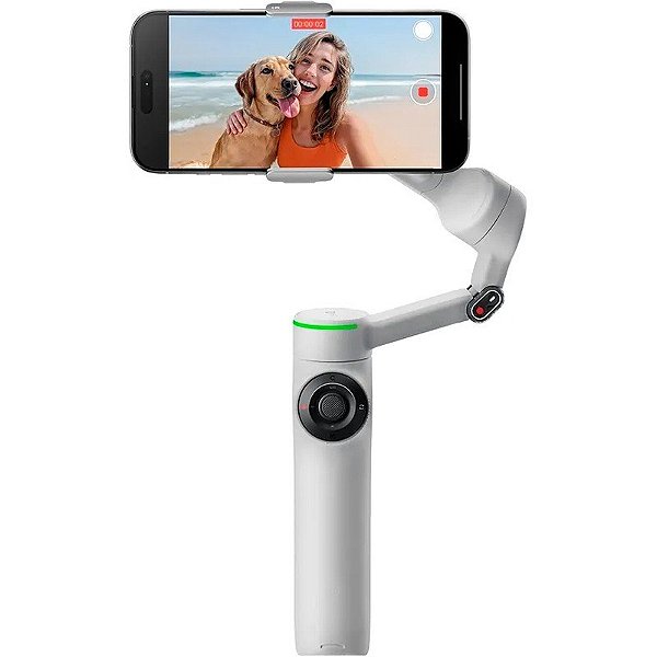 Suporte Gimbal Insta360 Flow 2 Pro Ultimate IA CINSABQB para Smartphone Cinza Pedra