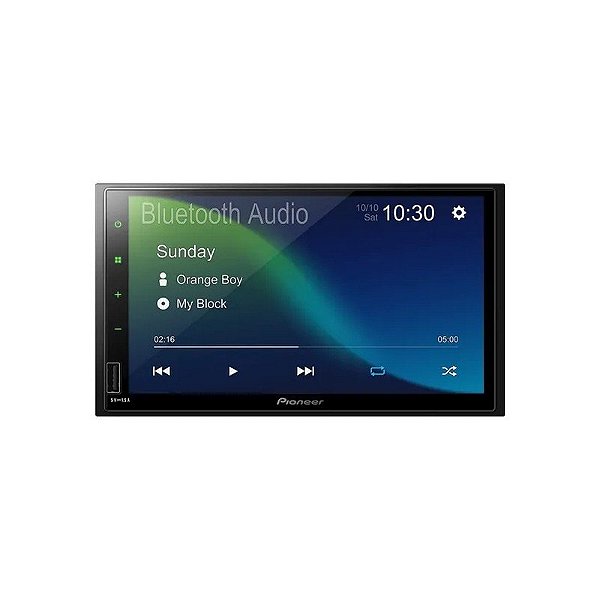 Receptor Multimídia Pioneer DMH-A375BT de 7 Polegadas com USB/Bluetooth/Rádio - Preto