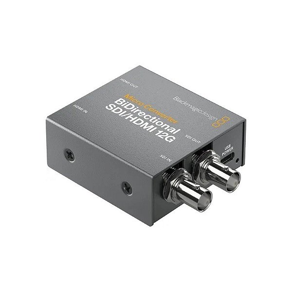 Conversor Micro Bidirecional Blackmagic Sdi/HDMI 12G Preto