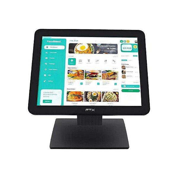 Monitor Touch FTX MT15V1 15" HD - Preto