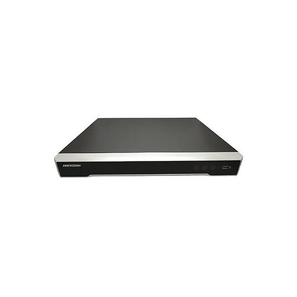 Gravador de Vídeo em Rede Hikvision 16 Canais 4K 2 HDDs 8MP H.265 DS-7616NI-Q2/16P PoE