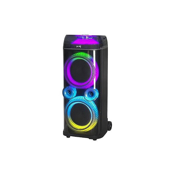 Caixa de Som Kolav D2118 2X10" - Rec/USB/Mic/BLT