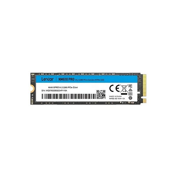 SSD M.2 2 TB Lexar NM610 Pro NVMe LNM610P002T-RNN 3300 MB/s PCI-Express GEN3X4