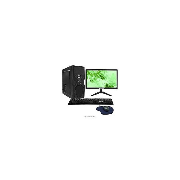 Computador Montado Intel Core i5 3450 de 3.1GHZ 16GB de Memória RAM / 240GB SSD + Monitor / Mouse / Teclado / Mouse Pad - Preto