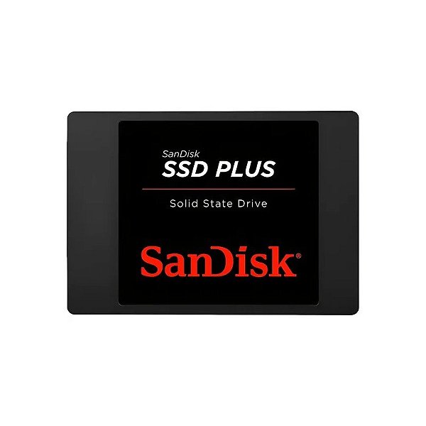 SSD 2.5" Sandisk Plus SATA 545-515 MB/s 2 TB - Preto (SDSSDA-2T00-G28)
