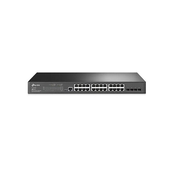 Hub Switch TP-Link Switch Gerenciável 24 Portas TL-SG3428 24*GB RJ45 4*SFP