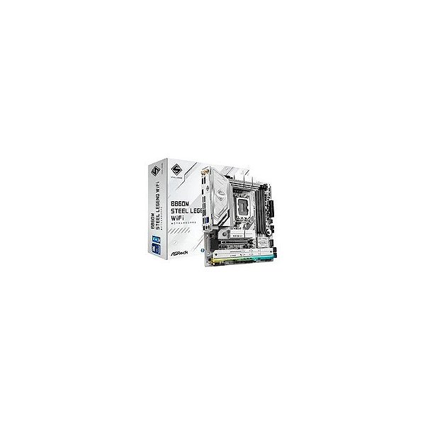 Placa Mãe Asrock B860M Steel Legend Wi-Fi Socket LGA 1851 / DDR5