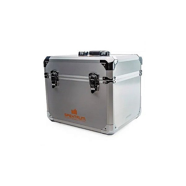 Maleta Spektrum Dual Alumínio Suporte de Pé Transmissor Caso SPM6726