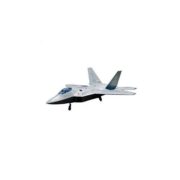 Avião FW F-22 Raptor V2 Alto Desempenho 6S 64MM Jato PNP FJ10514P