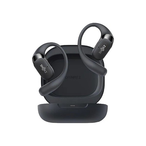 Fone de Ouvido Shokz Openfit 2 T920-ST-BK-US True Wireless - Preto