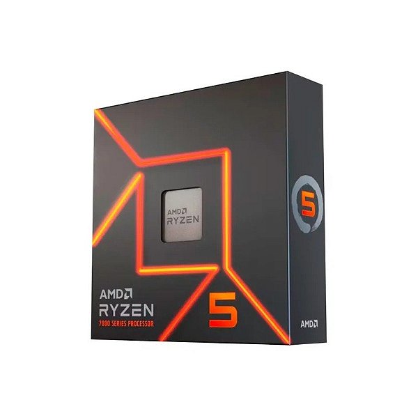 Processador AMD AM5 Ryzen R5 7600X Box 38MB 5.3GHZ sem Cooler 100-100000593WO F