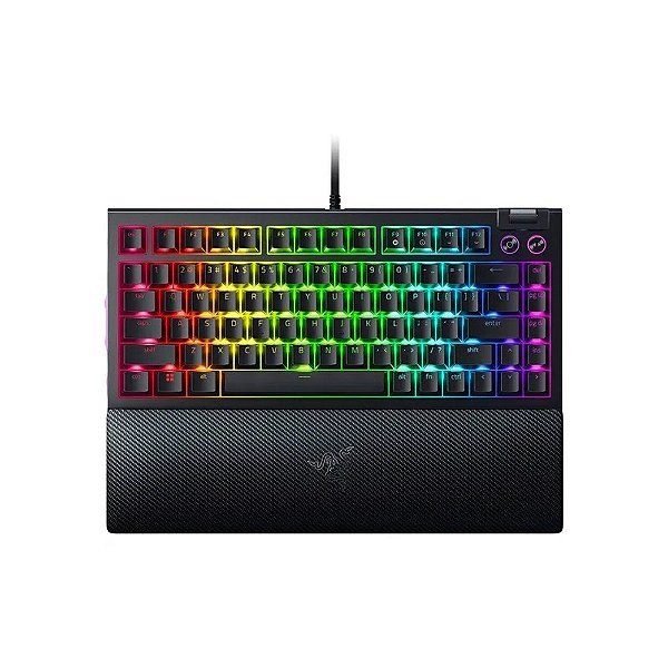 Teclado Gamer Razer Blackwidow RGB 75% Switch Razer Orange - Preto