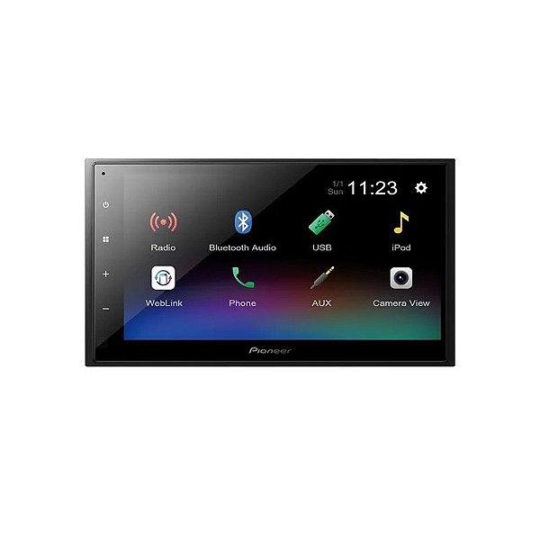 Aparelho de Som Automotivo Pioneer DMH-A345BT 6.8" (50W, USB/Aux, Bluetooth)