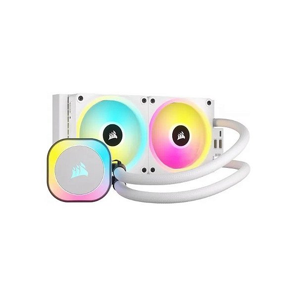 Cooler de Água Corsair H100I RGB Icue Link White