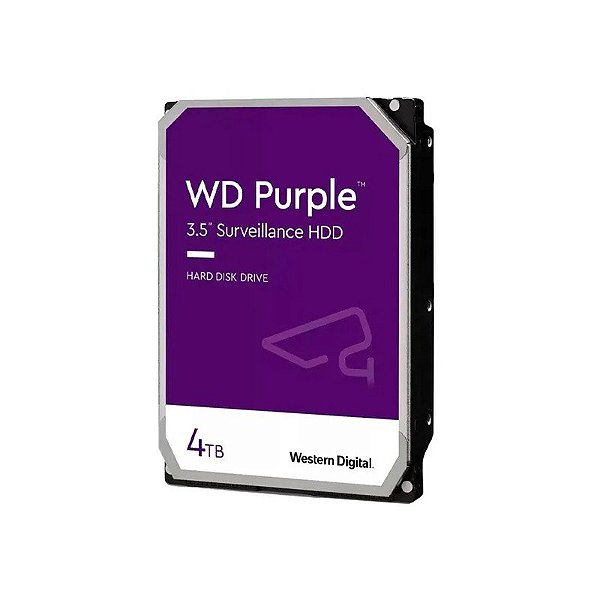 Disco Rígido SATA3 4TB WD Purple WD43PURZ Western Digital