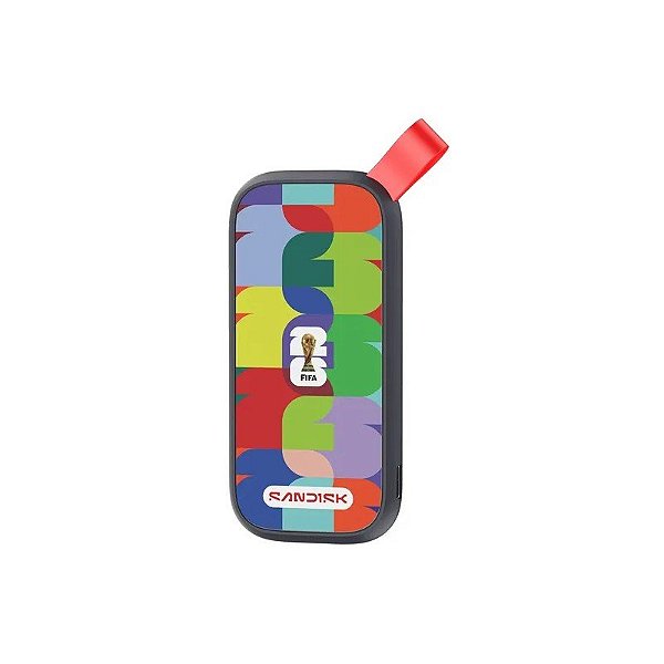 Disco SSD Externo Portátil Sandisk FIFA World Cup 1TB USB-C - SDSSDE30F-1T00-G26