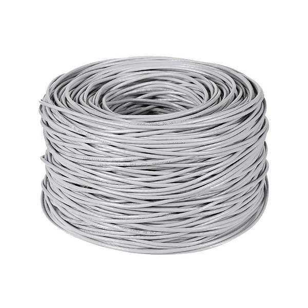 Cabo de Rede Ubiquiti CAT6 UTP CMR UNIFI (Riser) Branco (305 Metros)