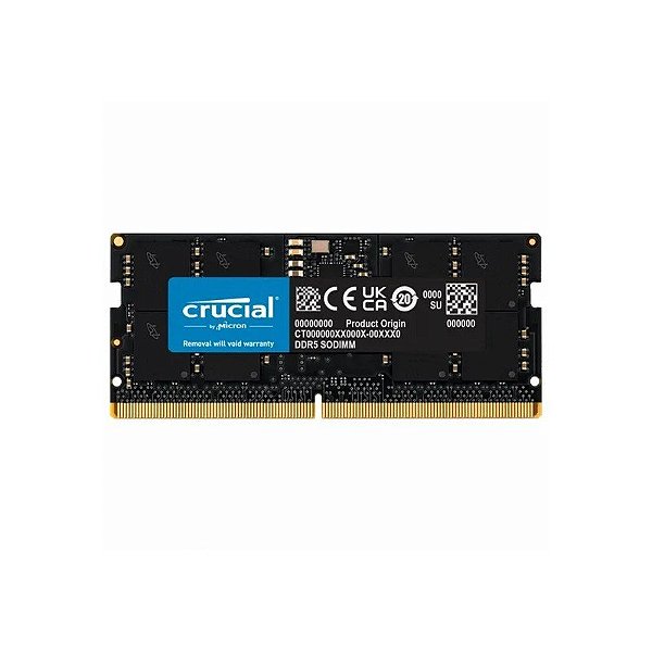 Memória Rambar DDR5 16GB 5600 Crucial CT16G56C46S5 5600MHz