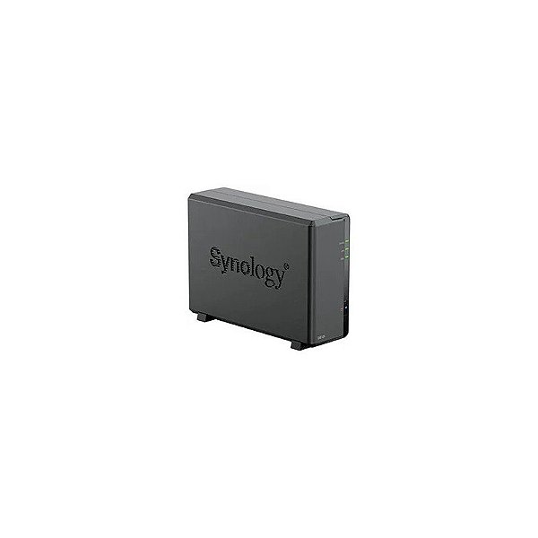 Servidor de Armazenamento NAS Synology Diskstation DS124 Realtek RTD1619B de 1.7GHZ / 1GB de RAM / 1 Baias / USB 3.2 / LAN