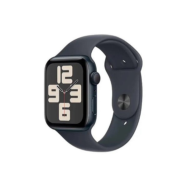 Relógio Apple Watch Se 2 MXEJ3LL/A Caixa Alumínio 44MM Meia-Noite Esportiva Meia-Noite s/M