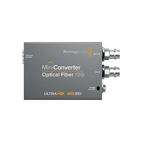 Micro Conversor Blackmagic Sdi para Fibra Óptica 12G-Sdi - Cinza (CONVMOF12G)
