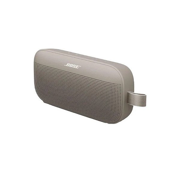 Caixa de Som Bose Soundlink Flex II Sandstone 887612-0300 - Bluetooth - À Prova D'Água - Prata