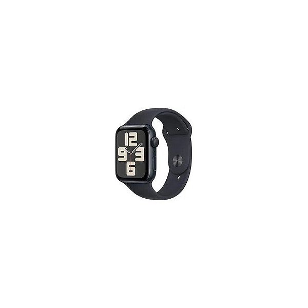 Relógio Apple Watch SE2 MXEJ3LL/A 44MM / s-M / GPS / Pulseira Esportiva de Alumínio - Meia-Noite