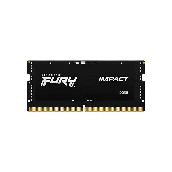 Memória RAM para Notebook DDR5 Kingston 5600 MHZ 16 GB Fury Impact KF556S40IB-16 - Preto