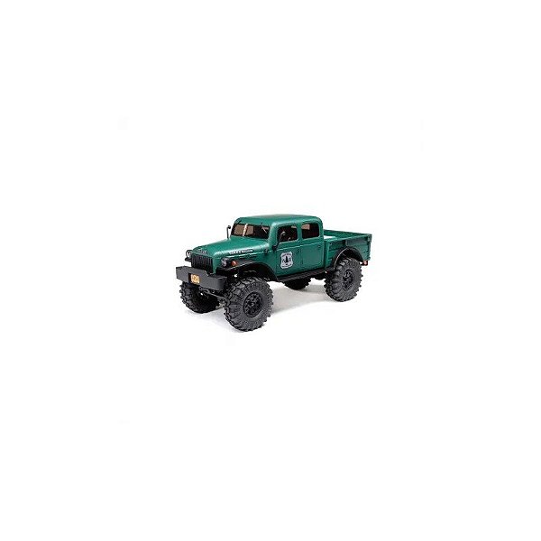 Carro Axial 1/24 SCX24 Dodge Power Wagon 4WD RTR Verde AXI00007T2