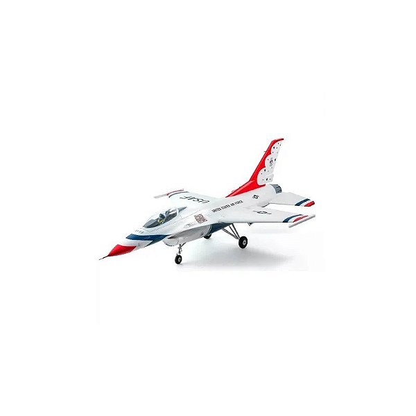Avião FMS F-16 Blue Thunder Edf 64MM PNP FMS146PBT