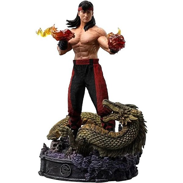 Estátua Iron Studios Mortal Kombat Liu Kang - 1/10