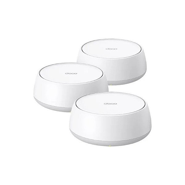 Kit de Roteador TP-Link Deco BE22 Wi-Fi banda dupla BE3600 5 GHZ 2882 MBPS - Branco (3 Peças)