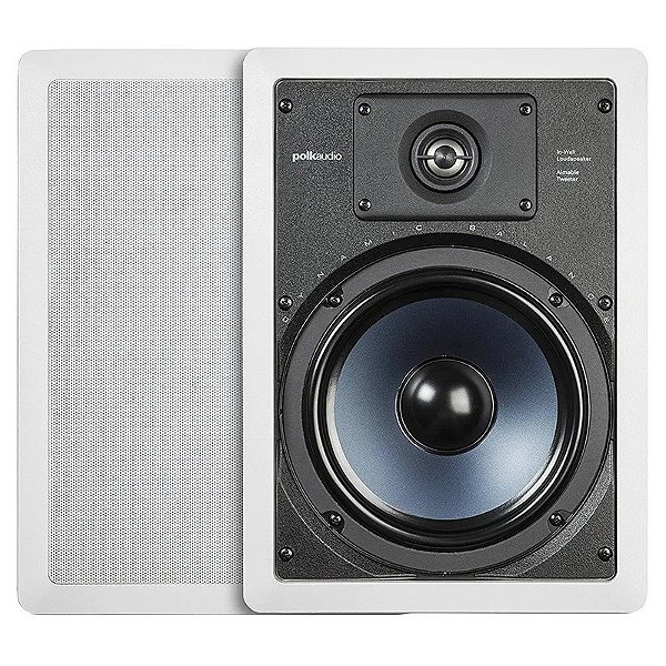 Caixa de Som para Gesso Polkaudio RC65I Quadrada Branca