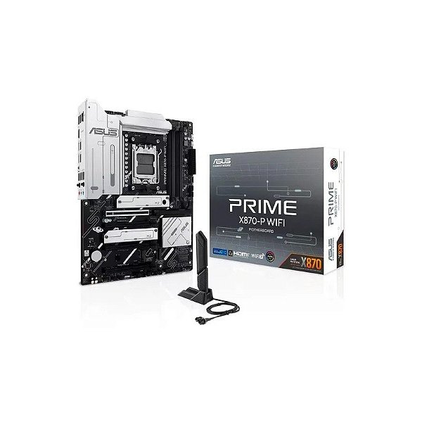 Placa Mãe Asus Prime X870-P Wifi DDR5 Socket AM5 Chipset AMD X870 ATX