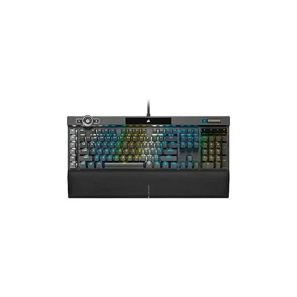 Teclado Gamer Corsair CH-912A014-Na K100 RGB Preto