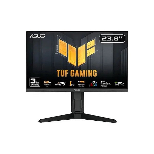 Monitor Asus VG249QL3A FHD/180HZ/Ips/1MS Preto Tuf Gaming 23.8 Polegadas