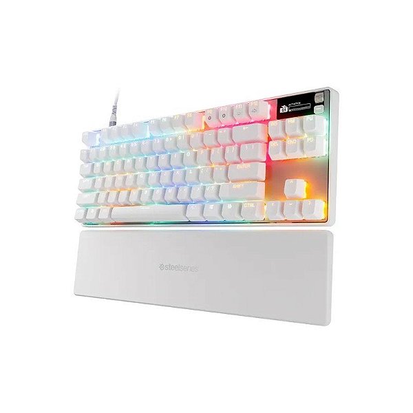 Teclado Steelseries Apex Pro TKL Gen 3 RGB 64898 US - Branco