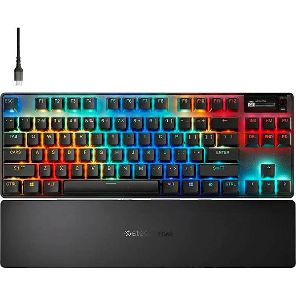 Teclado Gamer com Fio SteelSeries Apex Pro TKL 64740 Gen 3