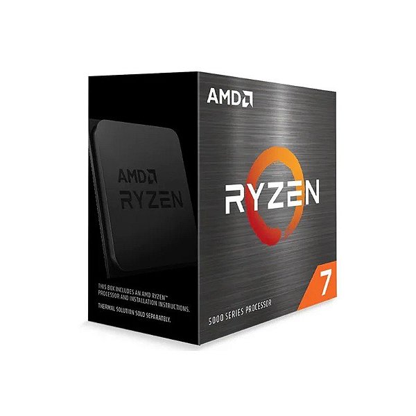 Processador CPU AMD Ryzen 7 5700X 3.4 GHZ 36 MB (Sem Cooler)